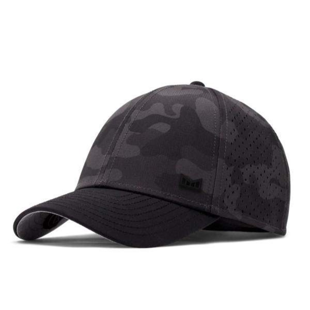 Melin A-Game Hydro Hat Mens OSFM Black Camo Performance Snapback